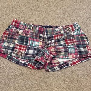 American Eagle plaid shorts